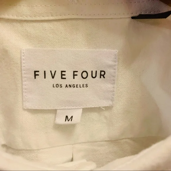 FIVE FOUR LA NWT White Arrowhead Button Down - Picture 5 of 8